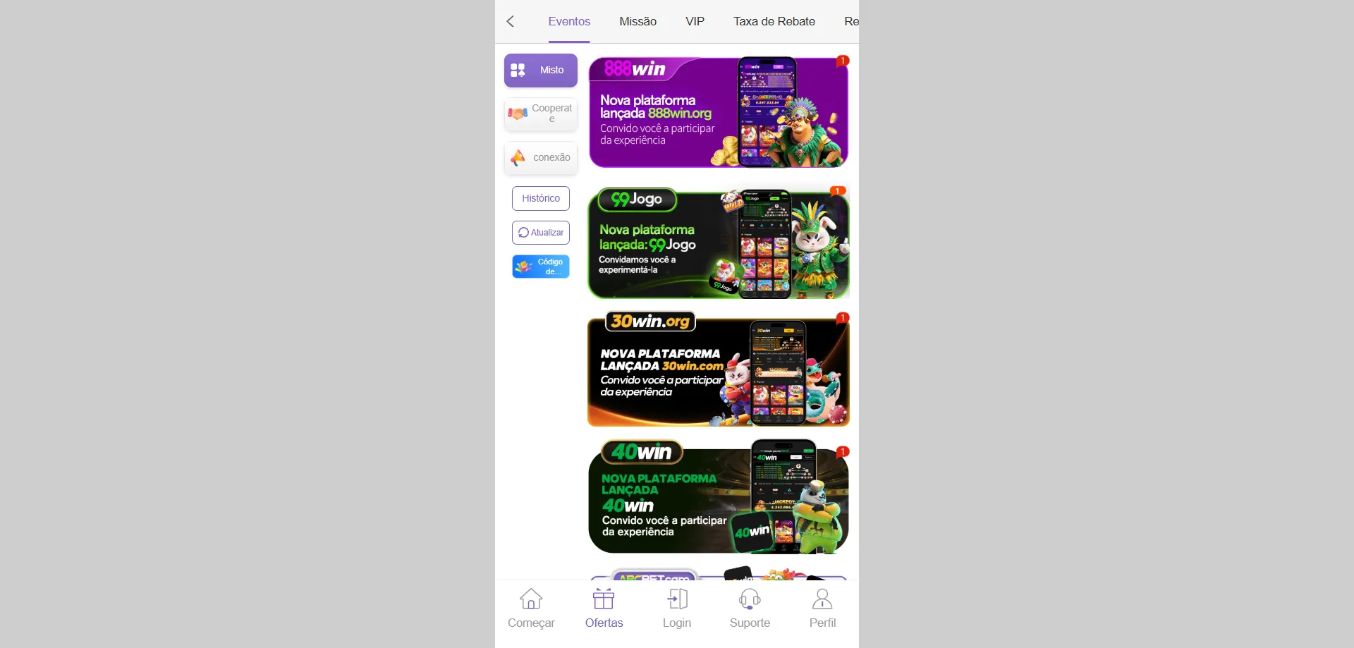 Bônus de boas-vindas da plataforma abc bet casino em 2026